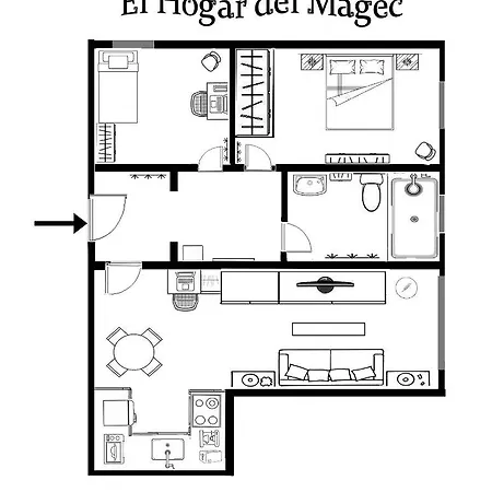 Apartamento El Hogar Del Magec