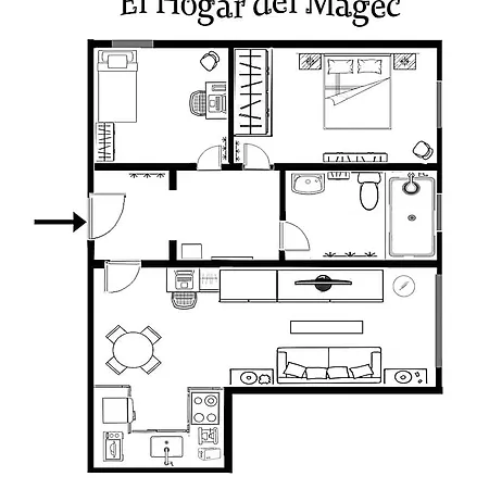 El Hogar Del Magec Apartment *